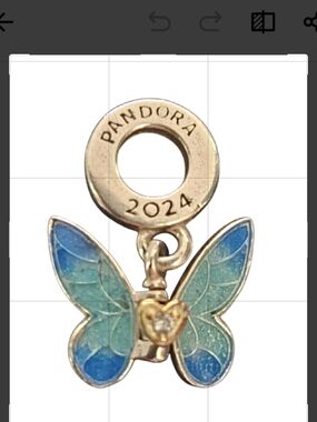 Pandora Butterfly Dangle Charm